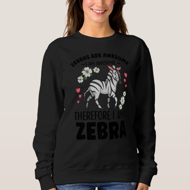Camiseta Roupa De Zebra Para Roupa Meninas (Frente)