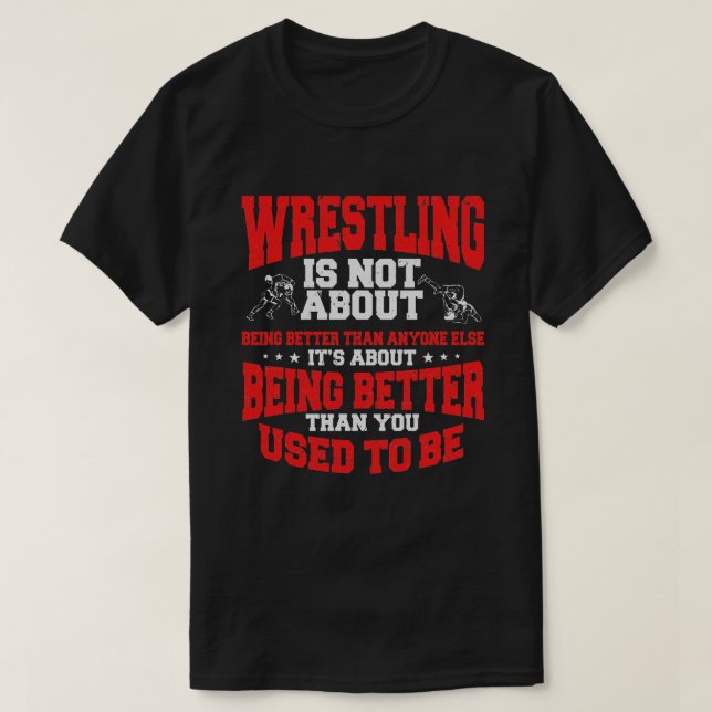 Camiseta Roupa Design excelente Wrestler Luta (Frente do Design)