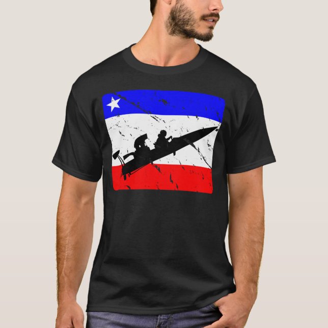 Camiseta Roupa do Arrasto-Barco da liberdade (Frente)