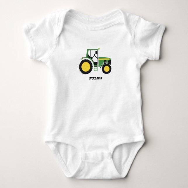 Camiseta Roupa do design de GreenTractor (Frente)