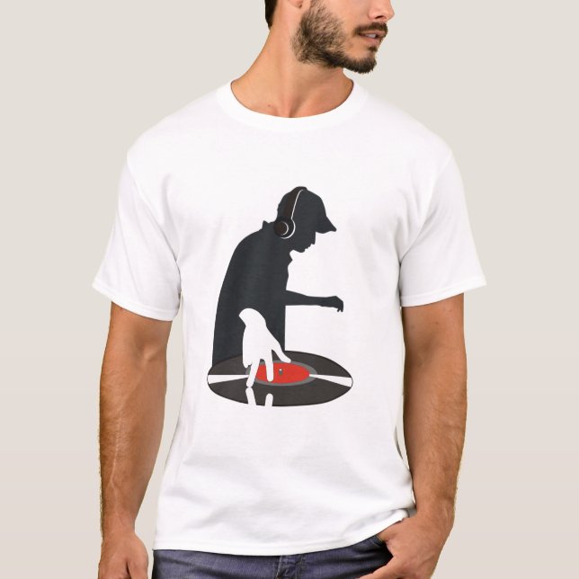 Camiseta roupa do DJ do hip-hop (Frente)