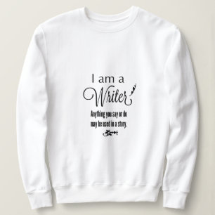 Camiseta Roupa do escritor de camisola engraçada