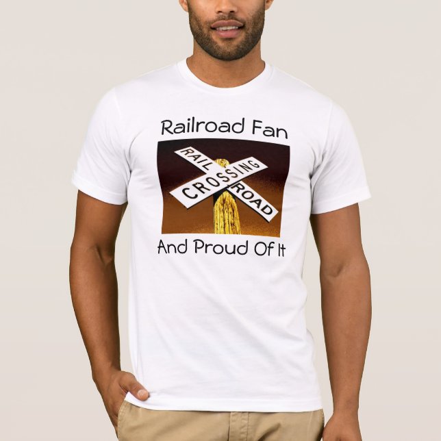 Camiseta Roupa do fã da estrada de ferro (Frente)