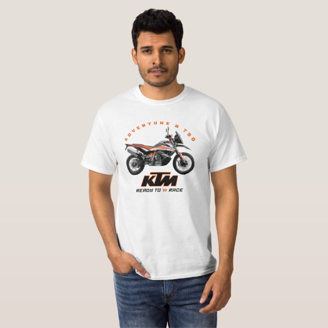 Camiseta Roupa do KTM ADVENTURE R 790 Designer (Frente Completa)