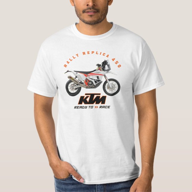 Camiseta Roupa do KTM RALLY REPLICA 450 Designer (Frente)