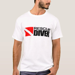 Camiseta Roupa do mergulhador 4 do salvamento