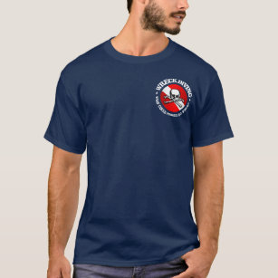 Camiseta Roupa do mergulho da destruição (crânio)