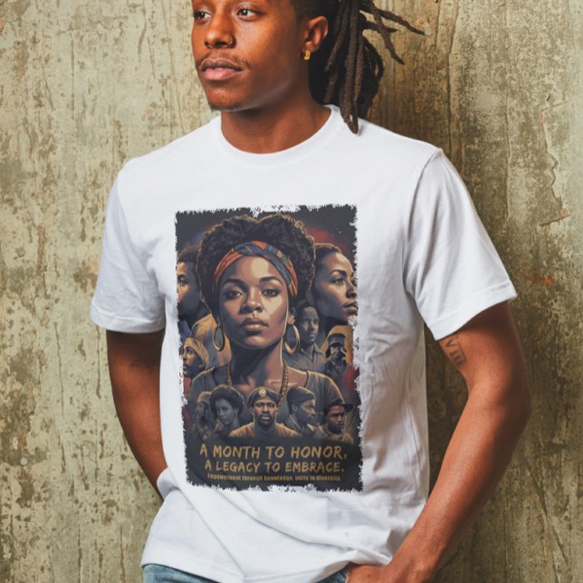 Camiseta Roupa do Mês da História Negra (Criador carregado)