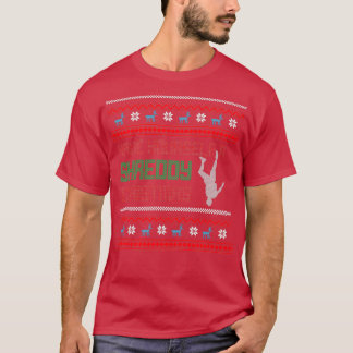 Camiseta Roupa do Skydive Ugly Christmas