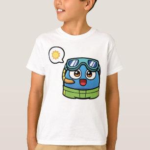Camiseta Roupa do verão da vaia