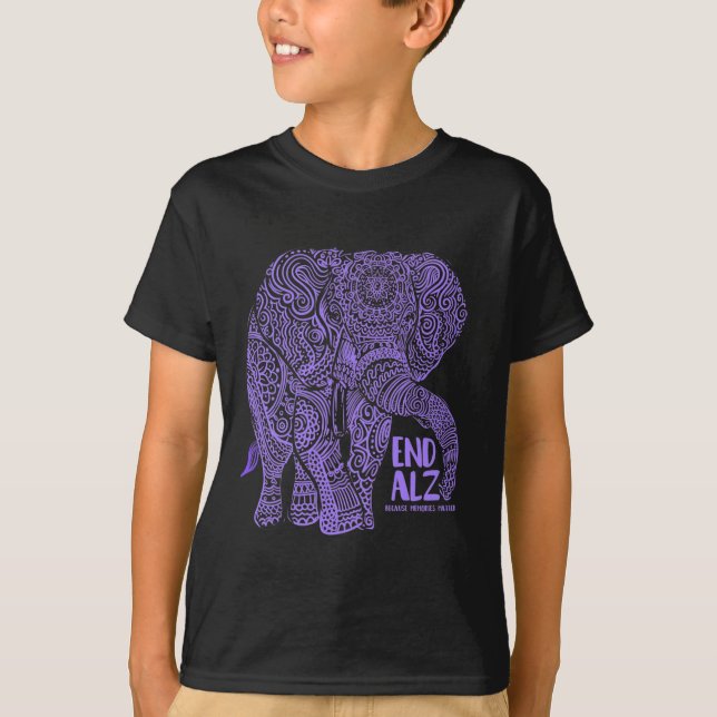 Camiseta Roupa e gi da Consciência do Elefante Roxo (Frente)