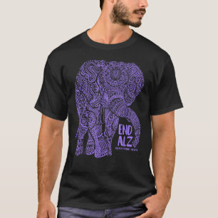 Camiseta Roupa e presente de Consciência do Elefante Roxo