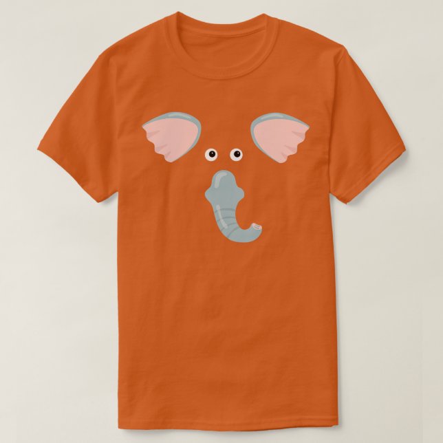 Camiseta Roupa Elefante de Elefante (Frente do Design)