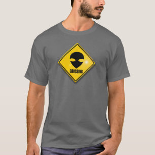 Camiseta Roupa estrangeiro da obscuridade do cruzamento