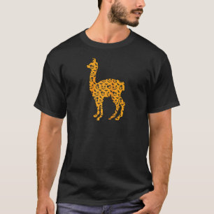 Camiseta Roupa Fácil de Halloween de Lhama Alpaca Animal Pr