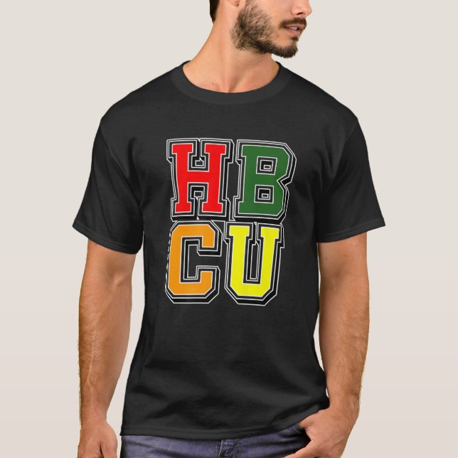 Camiseta Roupa HBCU Para Homens, Mulheres (Frente)
