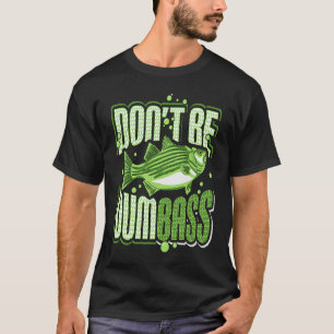 Camiseta Roupa Hilária de Pesca de Robalo para um pescador