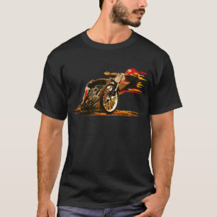 Camiseta Roupa impressionante da motocicleta do estrada