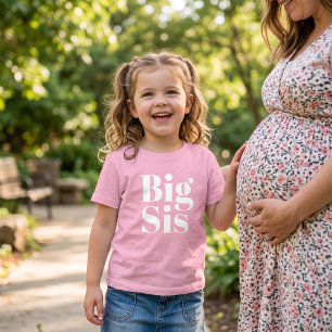 Camiseta Roupa Infantil Irmãos Correspondentes Família Rosa