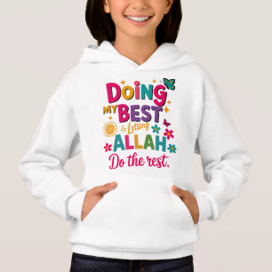 Camiseta Roupa infantil islâmica de camiseta.