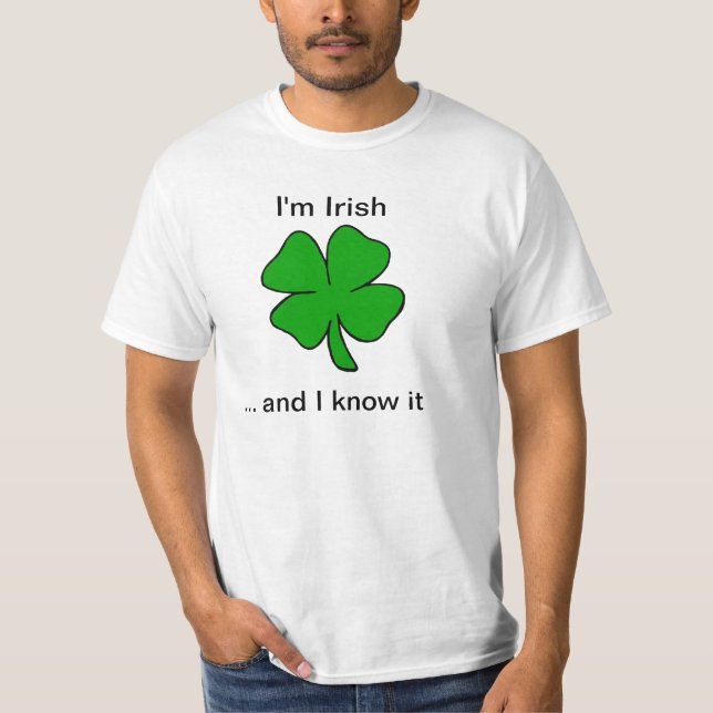 Camiseta Roupa irlandês (Frente)