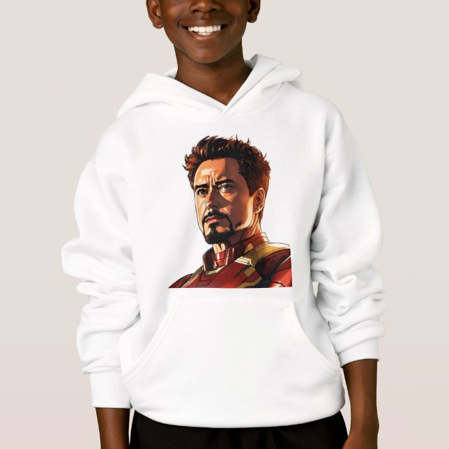 Camiseta Roupa Ironman Kids (Frente)