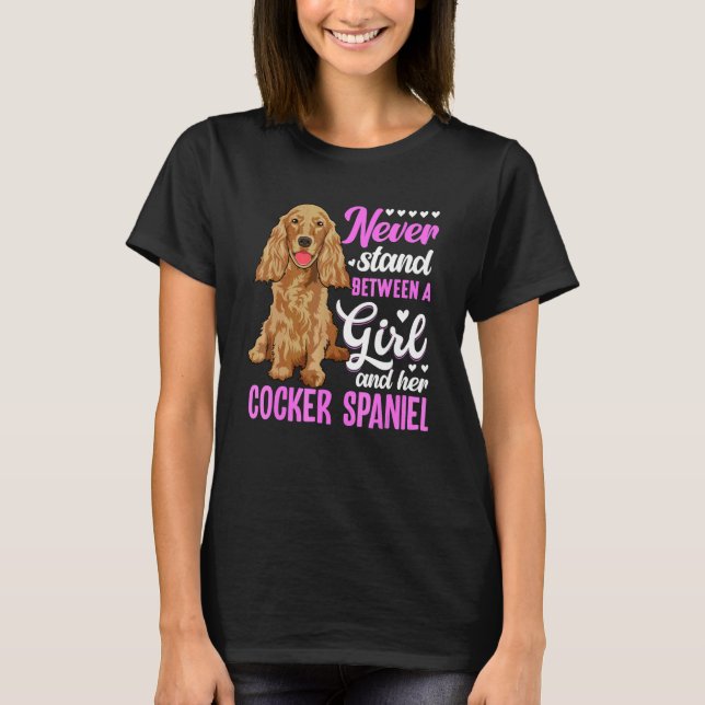 Camiseta Roupa para Cocker Spaniel  Cocker Spaniel 2 (Frente)