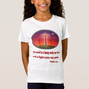 Camiseta roupa para raparigas salm 119