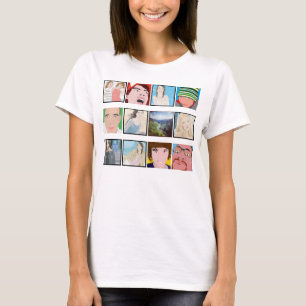 Camiseta Roupa personalizado foto das senhoras do mosaico