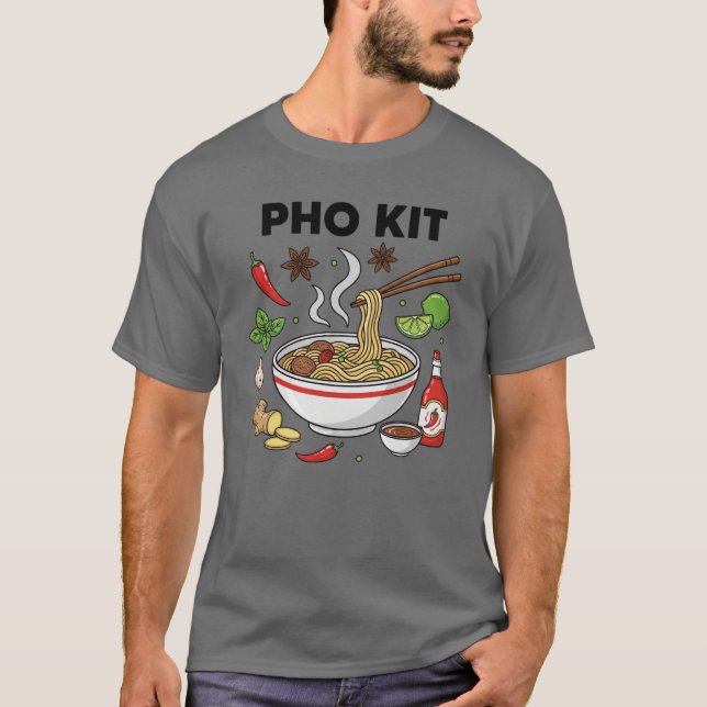 Camiseta Roupa Pho Kit Oficial de roupa oficial do kit (Frente)