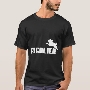 Camiseta Roupa preto e branco com preguiça; Arte C