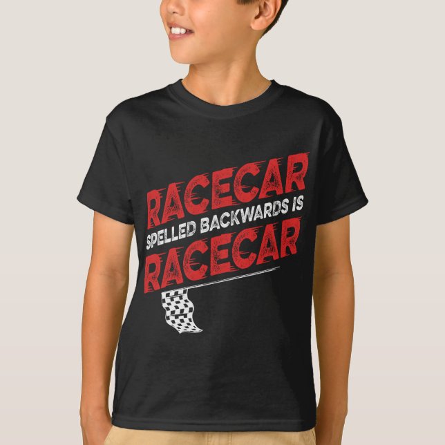 Camiseta Roupa Racecar com Race Car (Frente)