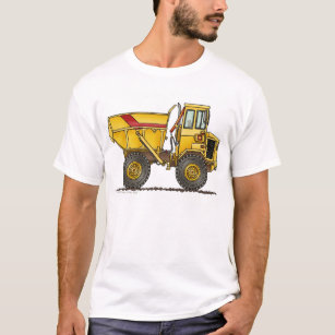 Camiseta Roupa resistente da construção do camião