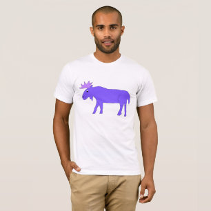 Camiseta Roupa roxo dos alces
