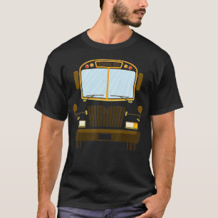 Camiseta Roupa Simples de Halloween Do Ônibus Escolar 