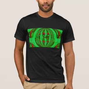 Camiseta roupa Verde-Americana Orb