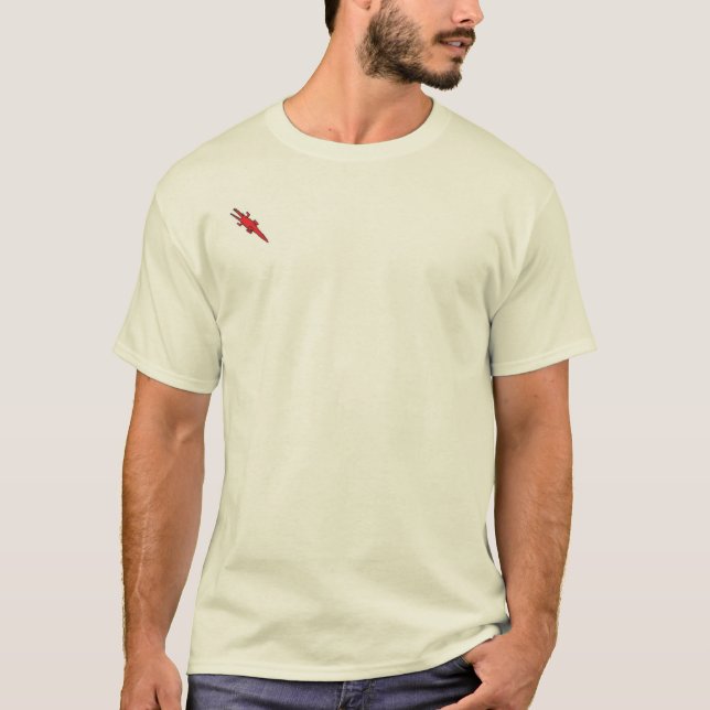 Camiseta roupa vermelha 3 do croc (Frente)