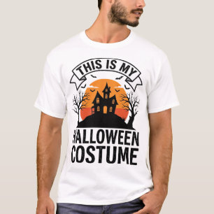 Camiseta Roupa Vintage de Casa Assombrada de Fantasia de Ha