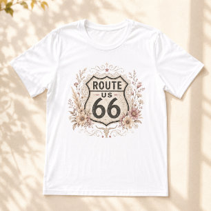 Camiseta Roupas Boho Florais da Estrada Mãe