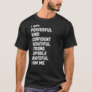 Camiseta Roupas com Citação Inspiradora para Mulheres Quand