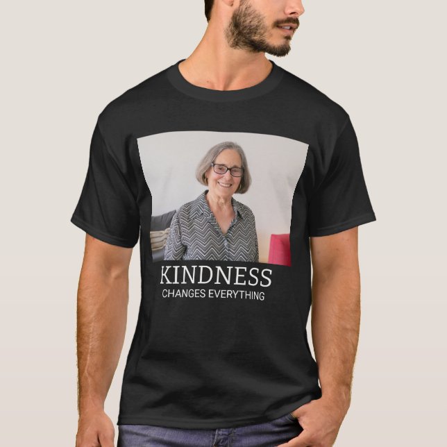 Camiseta Roupas com Foto Personalizada Foto e Texto (Frente)