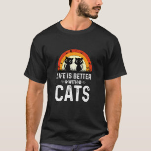 Camiseta Roupas com Gatos