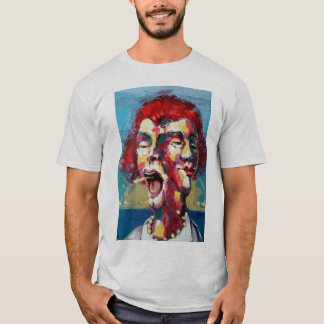 Camiseta Roupas com trabalho de arte