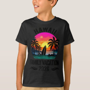Camiseta Roupas Combinando para Férias em Família no Havaí