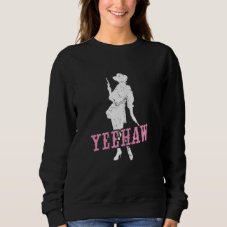 Camiseta Roupas Country de Música Ocidental Feminina Yeehaw