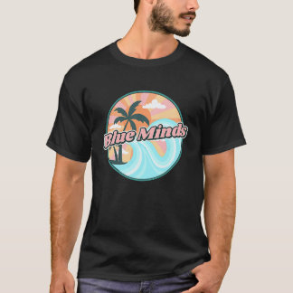 Camiseta Roupas da Aplicação Vida Azul Mental, A Mente Azul