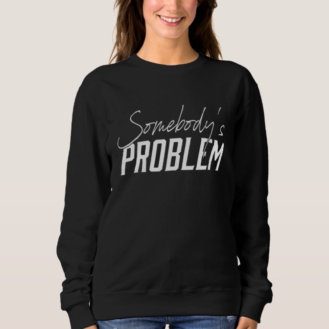 Camiseta Roupas da Cute Wallen  Somebody's Problem Conjunto (Frente)