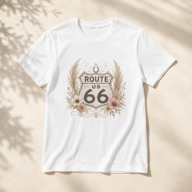 Camiseta Roupas da Estrada Mãe Floral Boho (Criador carregado)
