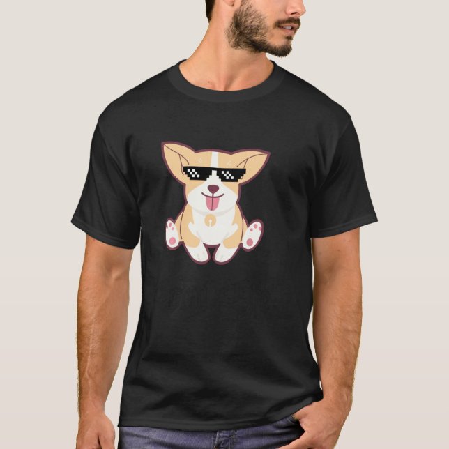 Camiseta Roupas da Vida do Corgi (Frente)