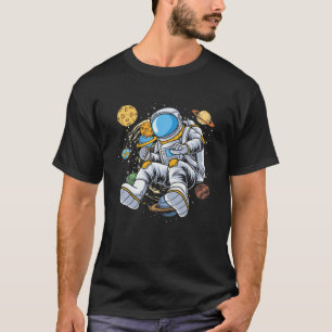 Camiseta Roupas De Astronautas De Diversão De Sorvete Astro